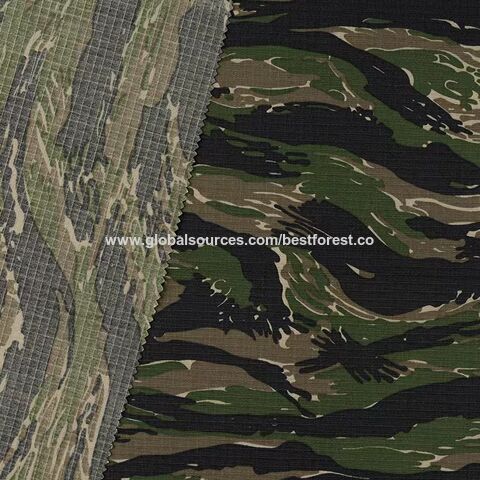 Tela de camuflaje militar Fabricante de tela impresa de poliéster 1000D