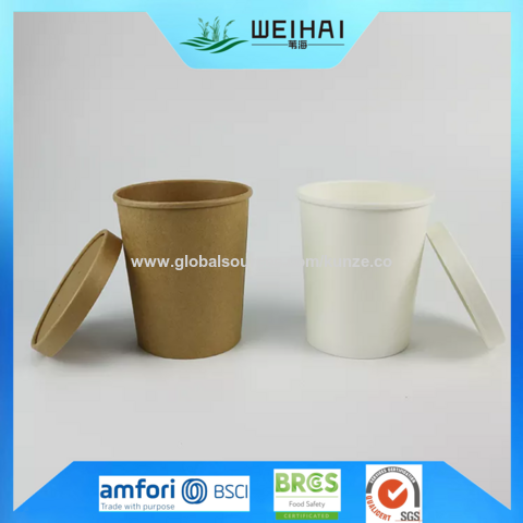 VASO CAFE PARA LLEVAR DE CARTON Y CORCHO COMPOSTABLE