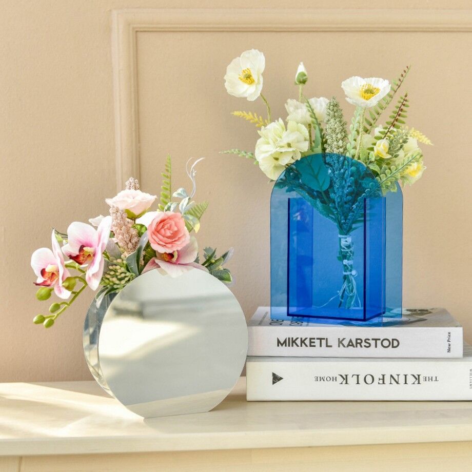 Buy Tall Conic Composite Plastics Flower Vase, Small Bud