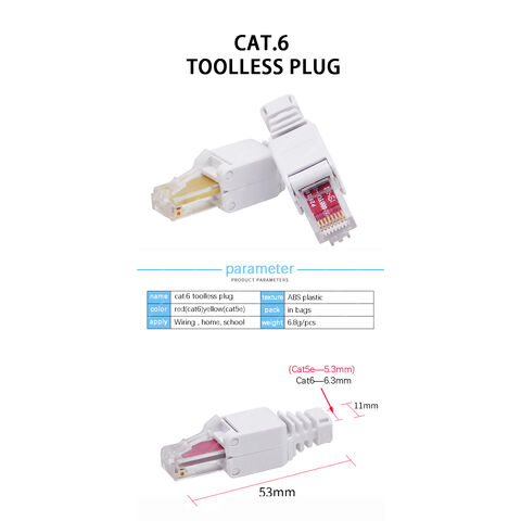 Buy Wholesale China Cat7 Toolless Rj45 Plug Stp Sftp Cat 7 Rj45