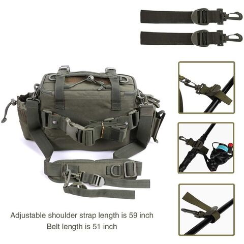 Fishing Bag Fishing Tackle Backpack with Rod Holder Waterproof