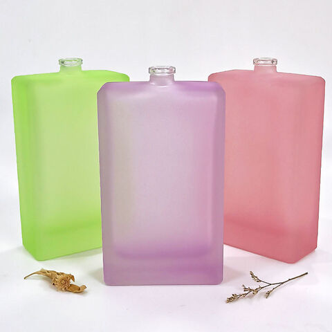 Venta al por mayor de frascos de perfume acrílicos de 30 ml con color interno y tapón en T