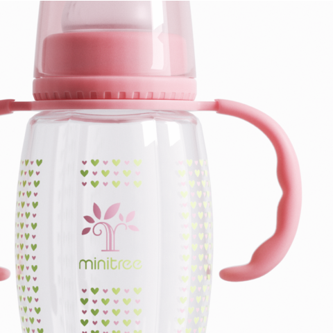 6oz bouteille de lait pour bébé PP biberon de bébé avec poignée - Chine  Biberon à col large et PP prix