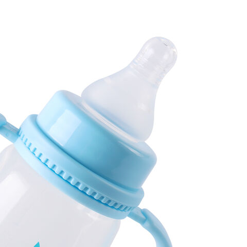 6oz bouteille de lait pour bébé PP biberon de bébé avec poignée - Chine  Biberon à col large et PP prix