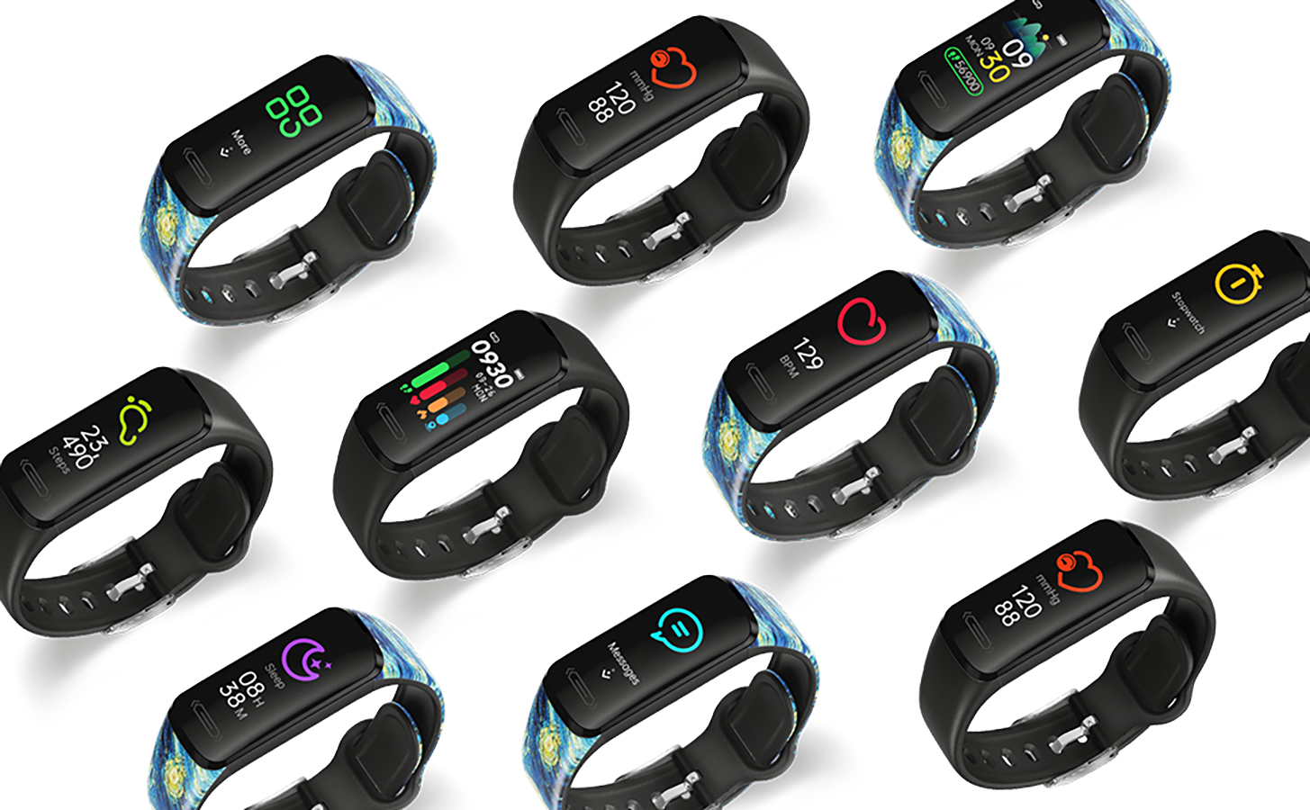Buy Wholesale China Smart Health Bracelet, Heart Rate Monitor Per ...