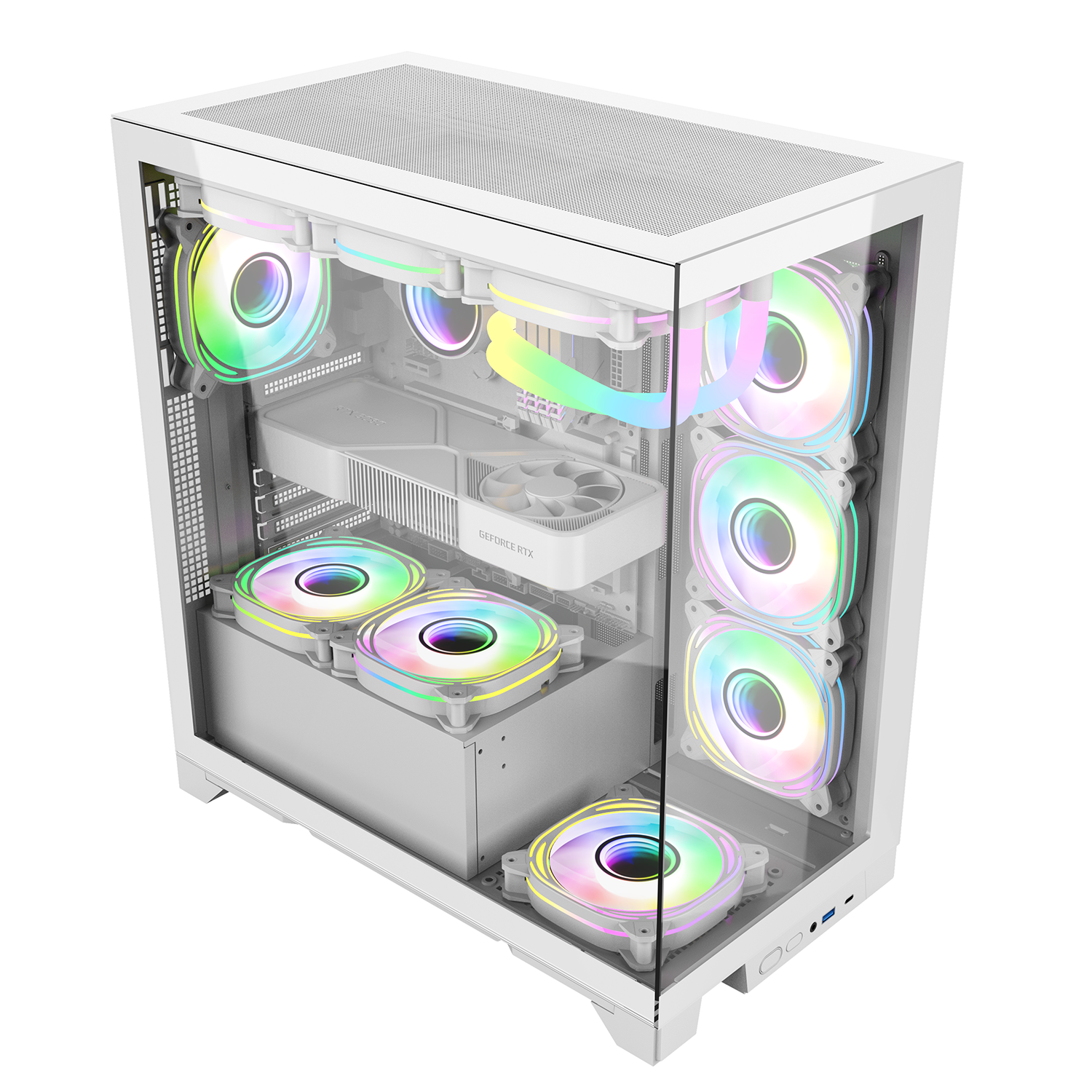 Buy Wholesale China Factory Wholesale Gaming Pc Case Full Glass Panel 0 ...