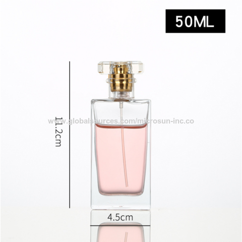 Kaufen Sie China Großhandels-Runde 50ml Leere Klare Parfüm