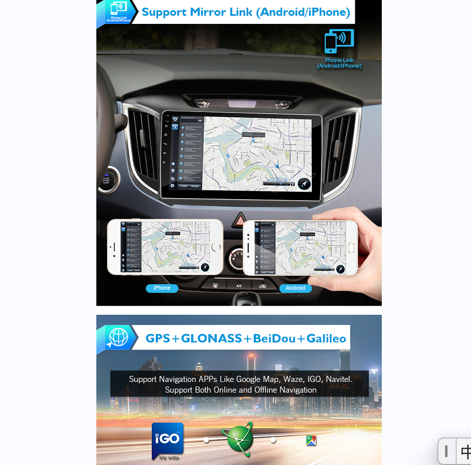 Buy Wholesale China 9inch 2k Full Touch Screen Android 13 , Car Android ...