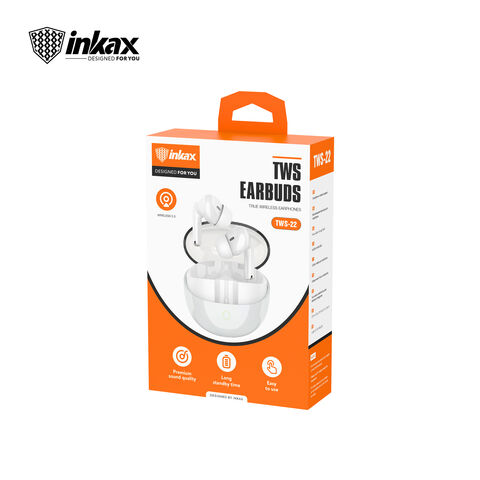 INKAX Auriculares Inalámbricos TWS de Alta Calidad de Sonido Bluetooth V5.3, Audífonos Deportivos con Sonido HD, Auriculares