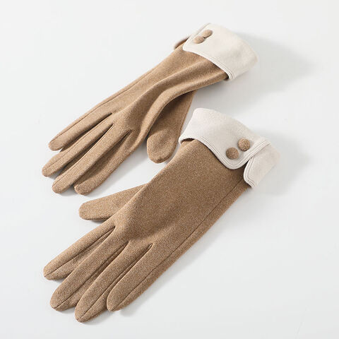 Touchscreen-Handschuhe im Großhandel, modische Winterhandschuhe für Damen, bestickte Handschuhe, elegantes Geschenk