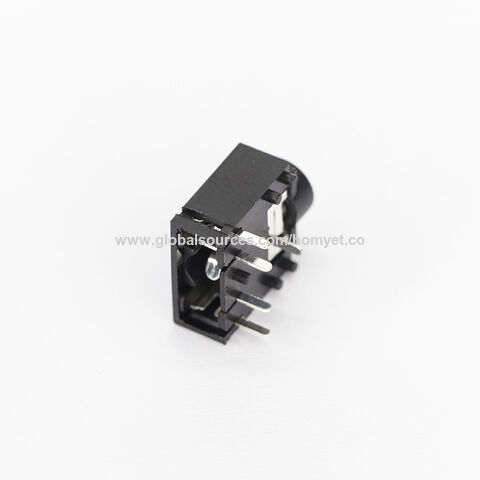 Conector de 5 pines para auriculares, electrónica con código de fecha, cabezal de plástico 5f07, base para auriculares Hy-037, calibre 3.5 de plástico