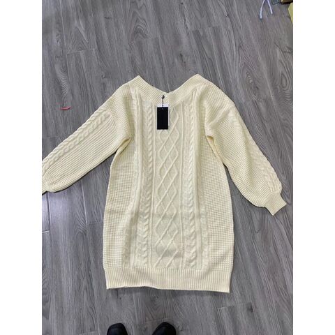 Apparel Stock Lot Ladies Long Sleeve Sweater Dresses Women Clothing - Buy  China Wholesale Dresses $2.39
