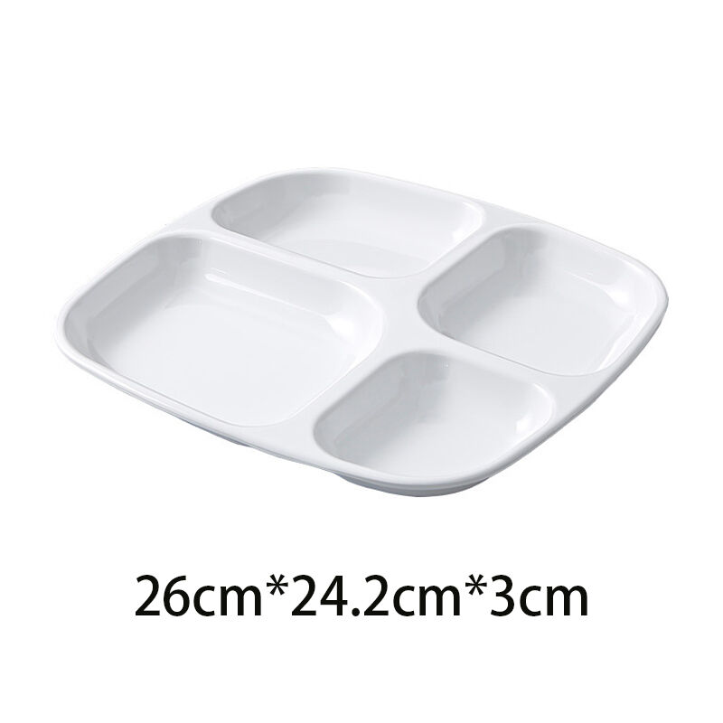 Melamine compartment plates best sale