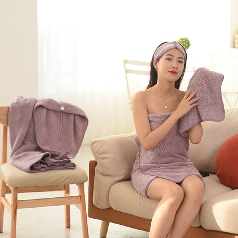 Microfiber soft strong absorbent quick drying towel pure cotton comfort  thickened luxury hotel home checkered beach