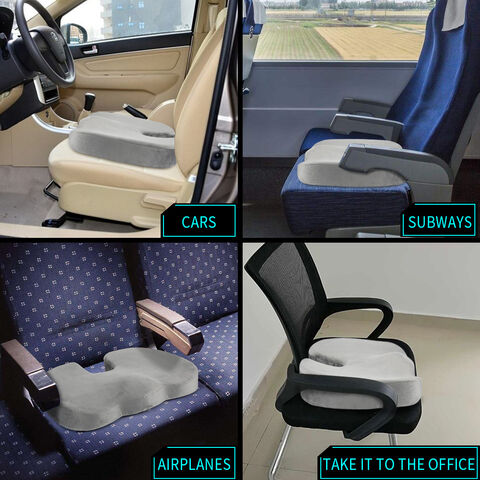 Almofadas para Cóccix e Dor no Osso Sacro - Almofada de Assento de Espuma de Memória para Cadeira de Escritório e Carro, Almofada Ortopédica de Alta Qualidade para Cóccix