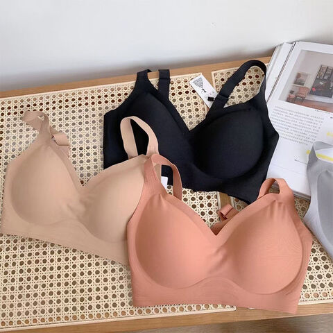 Women Lace Bras Top Bralette Solid Color Sexy Underwear Vest Female Hollow  Out Wireless Lingerie Seamless Bra (Color : C, Size : XX-Large) :  : Clothing, Shoes & Accessories