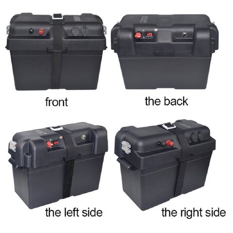 Buy Wholesale China Hot Sale Multifunction Plastic Battery Box Fishing 12v  24v Waterproof Boat With High Quality & Battery Box at USD 22.8