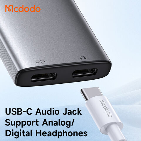 Mcdodo - adaptador USB tipo C a Jack 3.5