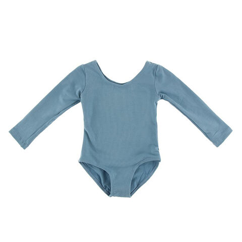 Venta al por mayor de alta calidad, precio de fábrica, ropa de baile de manga larga suave y transpirable para niñas, mono
