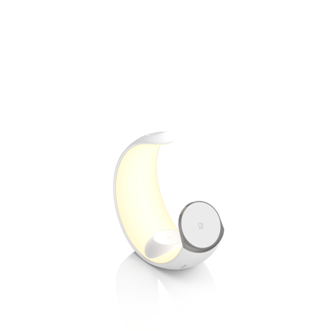 2024 Kleiner Mond Design Kabelloses Ladegerät 6 in 1 Magnetisches Telefonladegerät für iPhone und Android