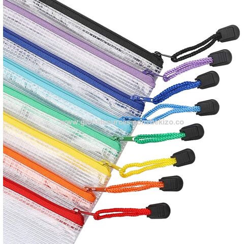 Mesh Zipper Pouch Document Bag, Plastic Zip File Folders, Letter Size/a4  Size, For School And Offic - Explore China Wholesale Mesh Zipper Pouch and Mesh  Zipper Bag, Document Bag, Document Wallets