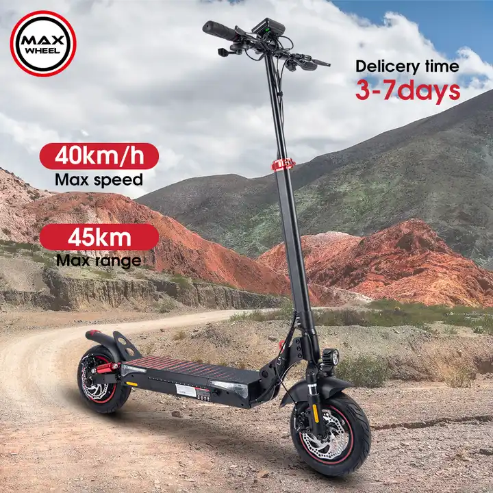 Trottinette électrique pliable scooter réglable léger batterie 7.5