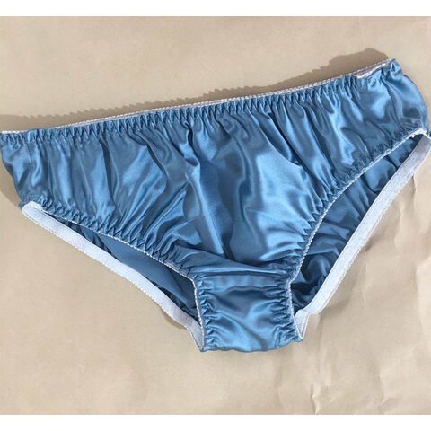 Bulk Buy China Wholesale Custom Oem Sexy Ladies Real High Quality Shiny Underwear  Women Pure 100% Silk Panties $1 from Shanghai Jspeed Group Limited