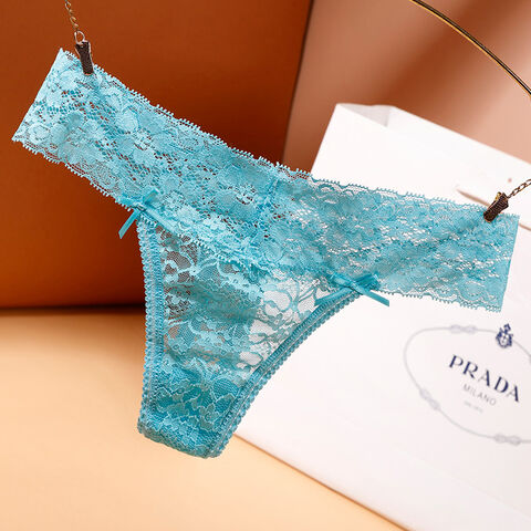 Sexy Lacy Panty In Turquoise