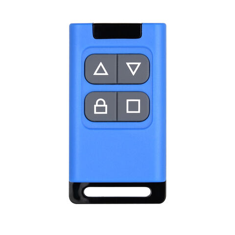 Duplicador universal de control remoto para puerta de garaje con código variable de 4 botones y 315 MHz/433 MHz con transmisión RF mejorada.