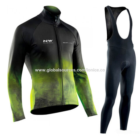 LONICE Radsport-Sweatshirt + Herren Langarmjacke mit Rückentaschen, Mountainbike-Trikot mit Tasche