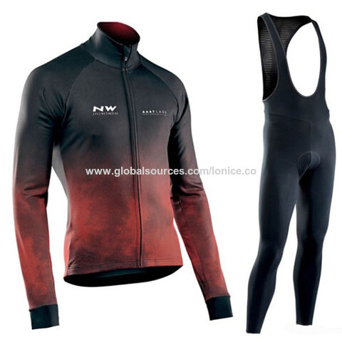 LONICE Radsport-Sweatshirt + Herren Langarmjacke mit Rückentaschen, Mountainbike-Trikot mit Tasche