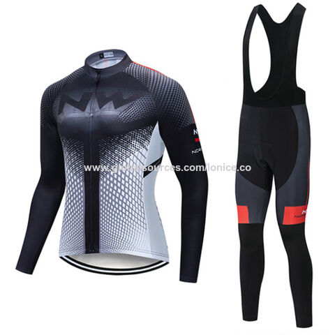 LONICE Radsport-Sweatshirt + Herren Langarmjacke mit Rückentaschen, Mountainbike-Trikot mit Tasche