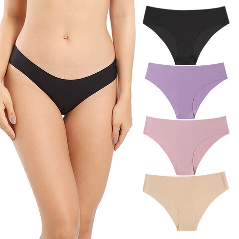 Sexy Women Hip Lift Crotch MID-Waist Briefs No-Show Seamless Invisible Plus-Size  Ladies Panty Underwear - China Panty and Underwear price