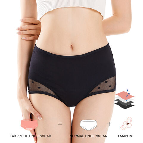 Teenager Menstrual Panties 4-Layer Leak Proof Hollow Sexy Lace Fast  Absorption Women Underwear Heavy Flow Girls Period Briefs - AliExpress