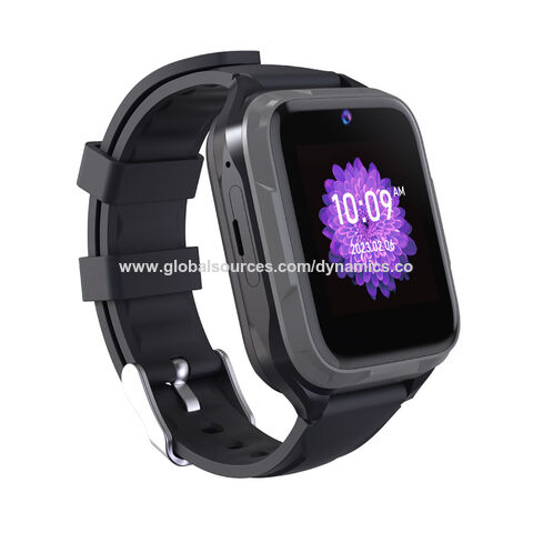 4G Cellular Connected Seniors Smart Watch with SIM Fall Down Alert Live Location Pinpointing SOS Watch for Elders Care