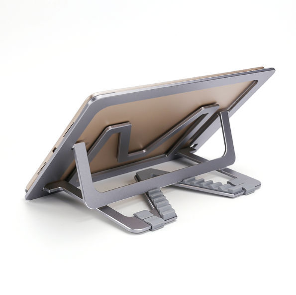 Support pour ordinateur portable en aluminium, support ergonomique