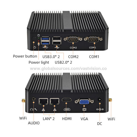 Mini PC Industrial con Carcasa de Aluminio, 16GB RAM y DisplayPort para Aplicaciones Industriales de Alta Resolución