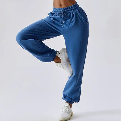 Buy Wholesale China Factory Price Fashion Plus Size Blank Fitness Oversized  Cotton Jogger Exercise Jogging Casual Gym Workout Pants For Women & Women's  Sports Pants at USD 14