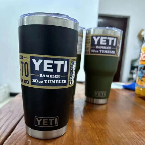 YETI Rambler 30-fl oz Stainless Steel Tumbler with MagSlider Lid,  Northwoods Green in the Water Bottles & Mugs department at