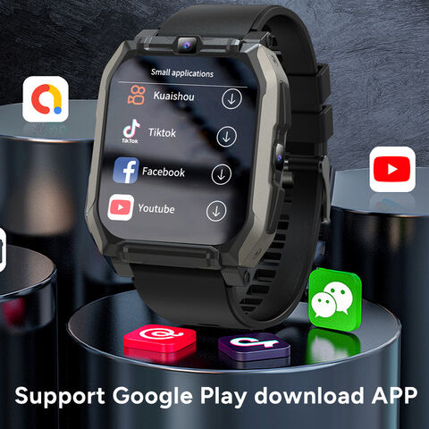 Nueva función nano tarjeta SIM NTJ02 16/64GB personalizado eSIM smartwatch GPS reloj inteligente 4G Smart Watch pametni SAT