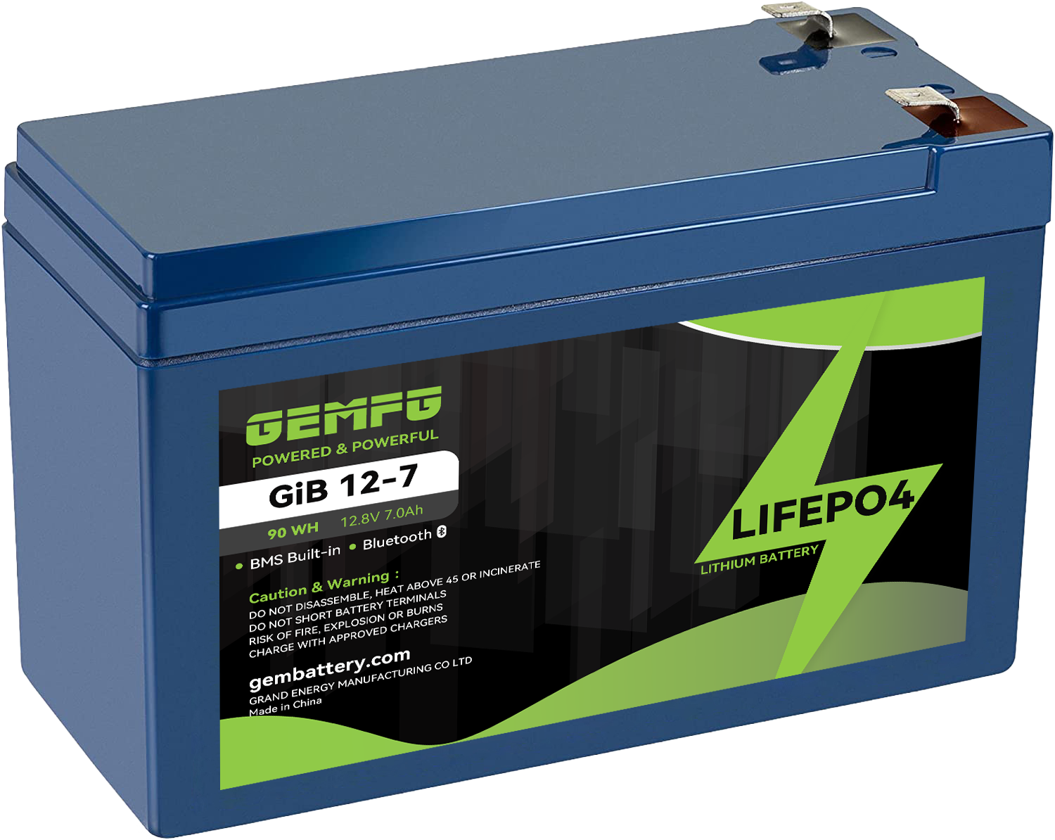 Buy Wholesale China Gem 12v9ah Oem/odm Production Lifepo4 Lithium Ion  Battery For Ups/ Solar Power/yacht & Lithium Iron Battery at USD 12