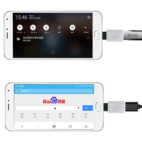 Adaptateur portable Type C mâle vers USB 3.0 femelle, OTG - Adaptateur USB-C vers USB 3.0 OTG
