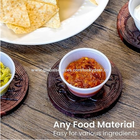 Buy Wholesale China 4oz Clear Disposable Plastic Sauce Food Cup