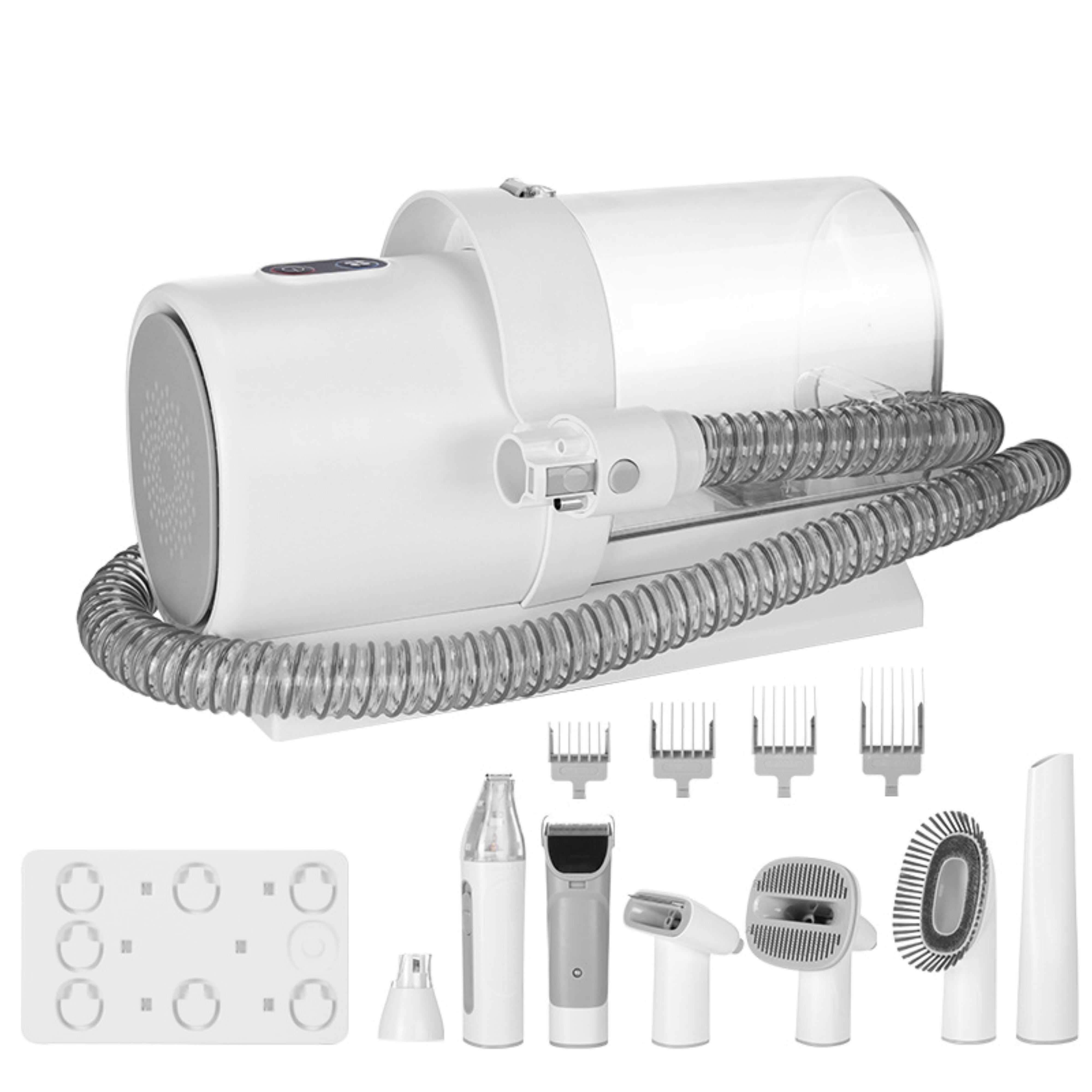 Image showcasing Lovepaw Hot Sale Profesional 7 In 1 Pet Grooming Kit Vacuum Cleaner For ...