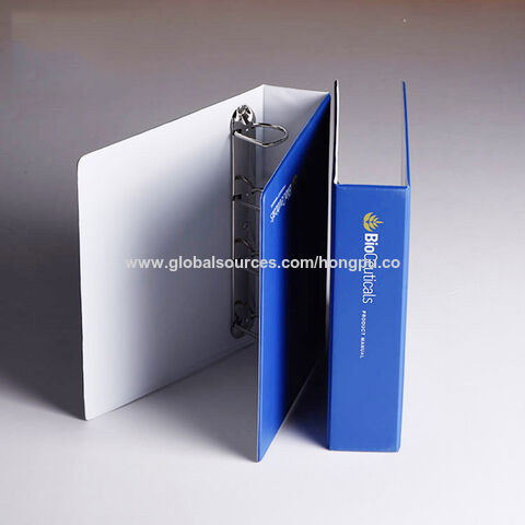 Strip binder file Uno | A4 | for 30 pages | blue transparent