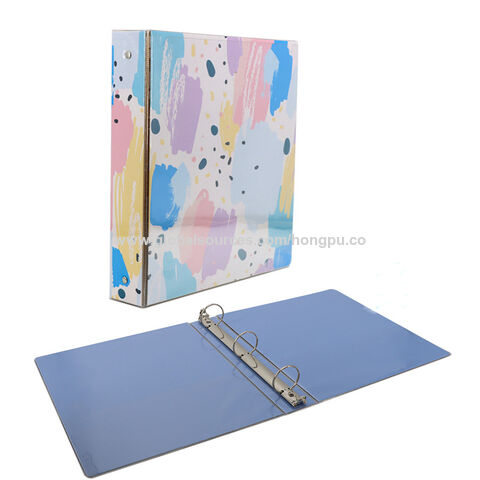 7 Ring Check Binder Portfolio -Professional PU Leather Binder with Zippered  Clos