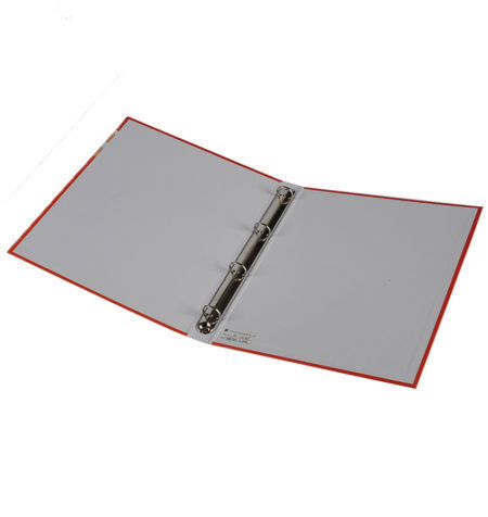 China White PVC round 3-rings binder board folder file pack 500-Sheet  capacity quality metal hardware for business office school supplies for men  women Manufacturers and Suppliers