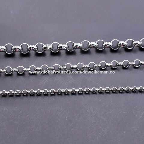 Hot Selling Chinese Wholesale 4mm 6mm 8mm 10mm 12mm 14mm 16mm Metal Rolo  Chain Solid Brass Chain $1.5 - Wholesale China Brass Chain at Factory  Prices from Dongguan City Weikeman Hardware Designing