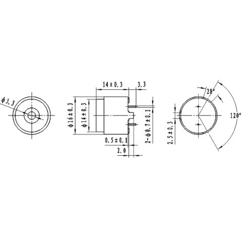 Zumbador Electromagnético de 12V