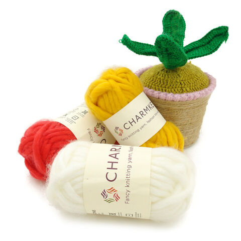 Acrylic Yarn Chunky Yarn Rope Crochet Hand Knitting - China Acrylic Yarn  and 100% Acrylic Yarn price